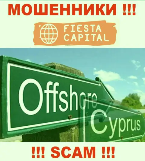 Оффшорные интернет-жулики Фиеста Капитал УК Лтд скрываются здесь - Кипр