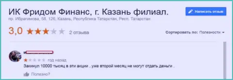 Фридом Финанс средства трейдерам не выводит - это МОШЕННИКИ !!!