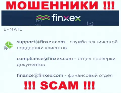В разделе контактной инфы internet-мошенников Finxex, приведен вот этот адрес электронного ящика для связи