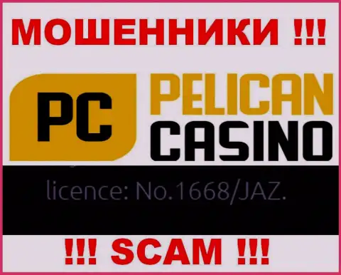 Хотя PelicanCasino Games и указывают свою лицензию на сайте, они в любом случае ШУЛЕРА !