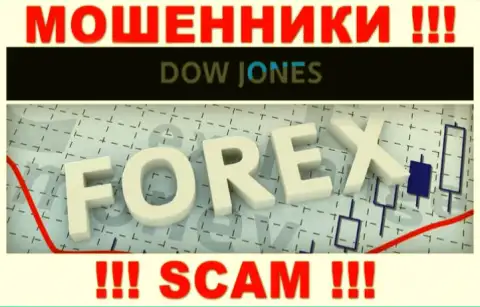 Dow Jones Market говорят своим наивным клиентам, что оказывают услуги в сфере ФОРЕКС