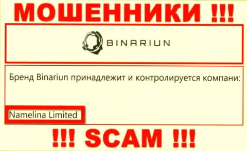 Вы не сумеете сохранить собственные финансовые активы связавшись с Binariun, даже в том случае если у них есть юридическое лицо Namelina Limited