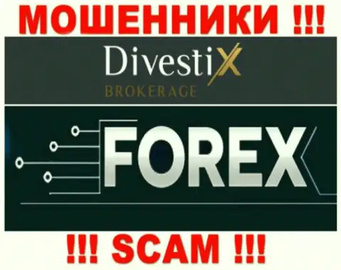 Форекс - это то на чем, будто бы, специализируются воры DivestiX Capital Ltd
