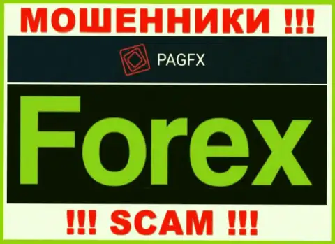 PagFX разводят неопытных клиентов, орудуя в сфере Форекс