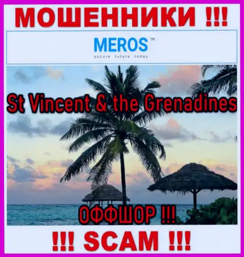 Сент-Винсент и Гренадины - это официальное место регистрации конторы MerosTM Com
