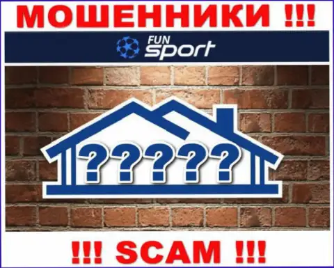 В конторе Fun Sport Bet безнаказанно сливают депозиты, пряча информацию касательно юрисдикции