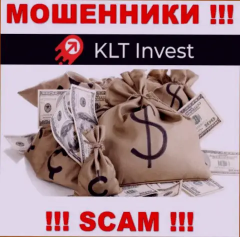 KLT Invest - это ОБМАН !!! Затягивают жертв, а после чего присваивают все их денежные активы