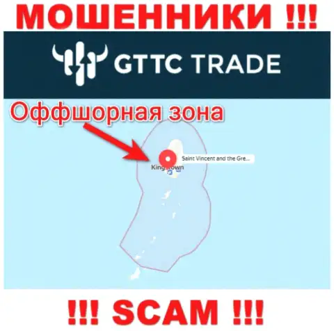 ШУЛЕРА GTTC Trade имеют регистрацию невероятно далеко, а именно на территории - Saint Vincent and the Grenadines