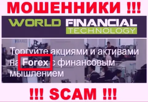ВФТ-Глобал Орг - это обманщики, их деятельность - Forex, направлена на отжатие денежных активов наивных клиентов