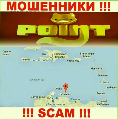 Организация PointLoto зарегистрирована довольно-таки далеко от обманутых ими клиентов на территории Curacao