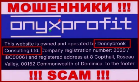 Юридическое лицо конторы Donnybrook Consulting Ltd это Donnybrook Consulting Ltd, информация взята с сайта