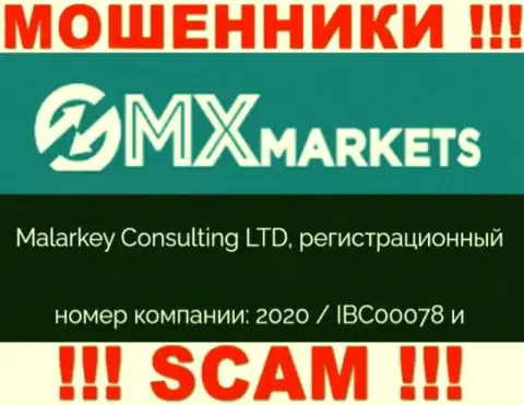 ГМИксМаркетс - регистрационный номер кидал - 2020 / IBC00078