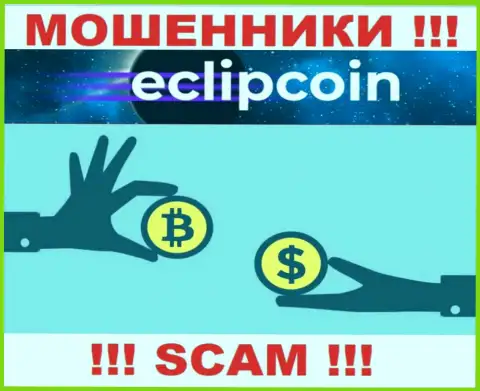 Совместно работать с EclipCoin слишком рискованно, так как их тип деятельности Крипто обменник это кидалово