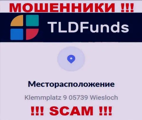 Инфа об адресе TLD Funds, которая представлена у них на сайте - неправдивая
