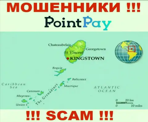 Point Pay - это аферисты, их место регистрации на территории St. Vincent & the Grenadines