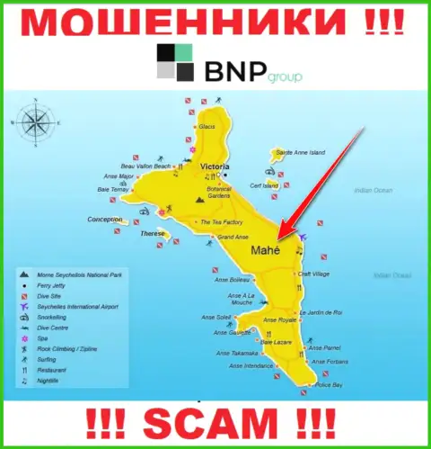 BNP-Ltd Net базируются на территории - Маэ, Сейшельские острова, избегайте совместной работы с ними