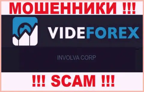 VideForex Com - это МОШЕННИКИ, принадлежат они INVOLVA CORP