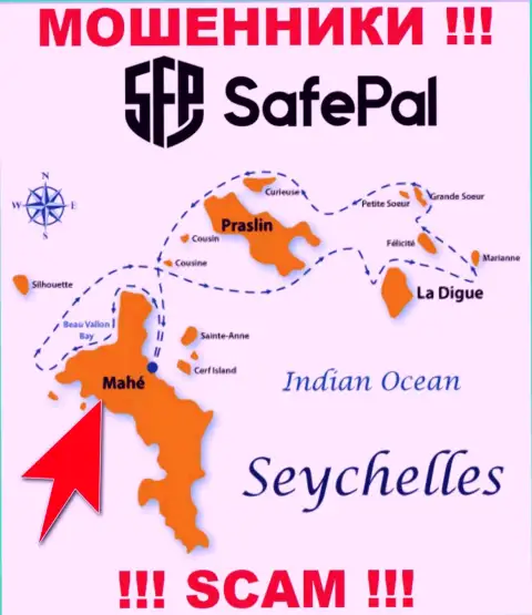 Mahe, Republic of Seychelles - это место регистрации организации SafePal Io, которое находится в офшоре