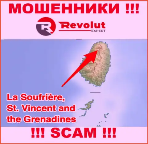 Организация RevolutExpert Ltd - это мошенники, пустили корни на территории Сент-Винсент и Гренадины, а это оффшор