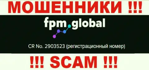 В глобальной интернет сети действуют ворюги FPM Global !!! Их номер регистрации: 2903523