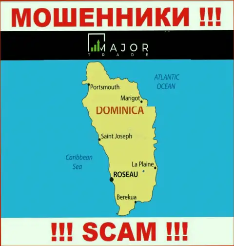 Мошенники Major Trade пустили корни на территории - Commonwealth of Dominica, чтоб скрыться от ответственности - ЖУЛИКИ