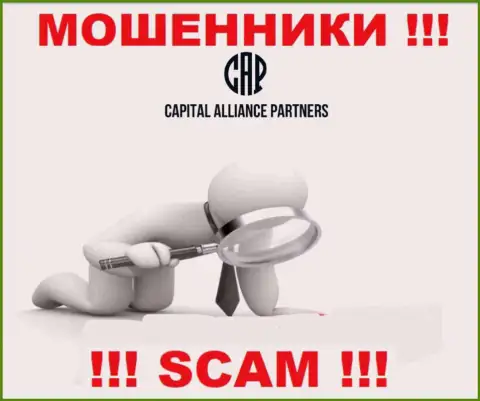 Capital Alliance Partners - это стопроцентно ВОРЮГИ !!! Компания не имеет регулятора и разрешения на свою деятельность