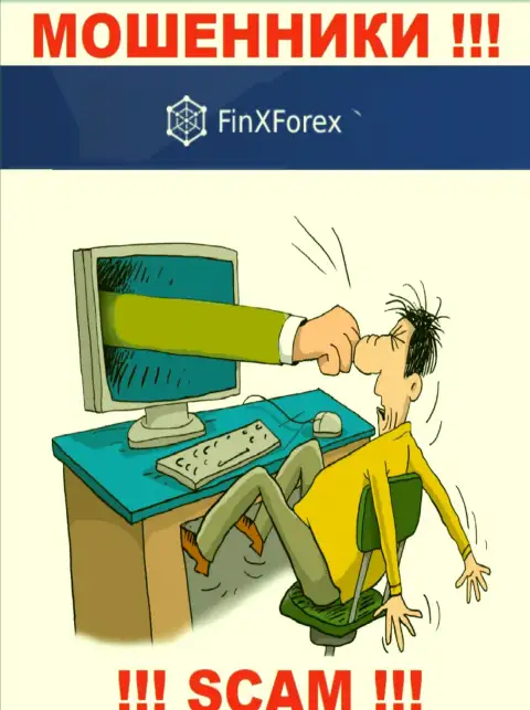Не работайте с интернет шулерами FinX Forex, обманут однозначно