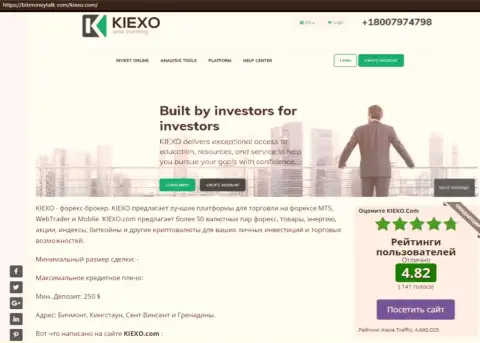 Рейтинг Форекс компании Киехо Ком, представленный на сайте битманиток ком