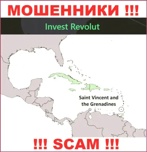 Invest Revolut базируются на территории - Kingstown, St Vincent and the Grenadines, остерегайтесь сотрудничества с ними