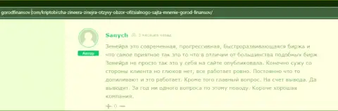 Компания Зинейра деньги возвращает - отзыв с сайта gorodfinansov com