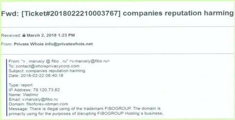 Fibo Group пишут жалобы на интернет-сервис fiboforex-obman.com