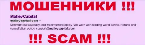 Malley Capital - это ЖУЛИК ! SCAM !!!