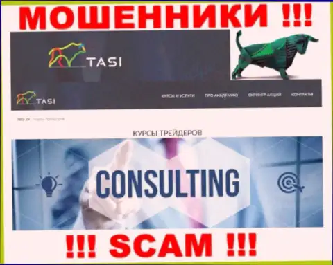 Мошенники ТасИнвест Ком представляются профессионалами в направлении Consulting